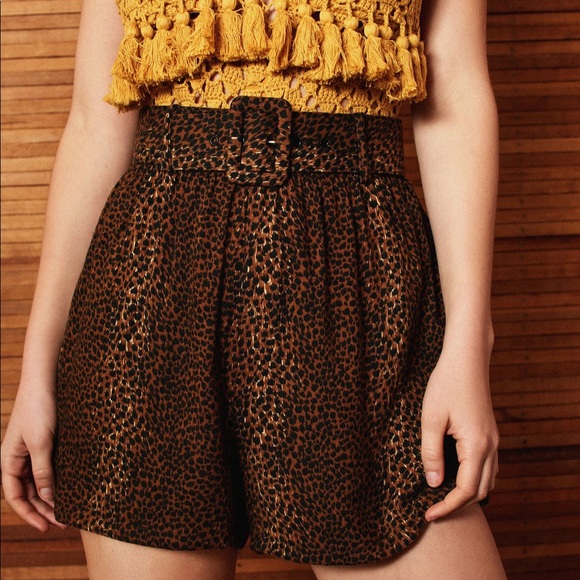Urban Outfitters BOG Collective Leopard Shorts - Picture 2 of 7